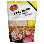 Nutty Fried Onion Flakes - 1 Kgs., Sunflower Oil Base, 100% Natural, Baristaa, Yellow