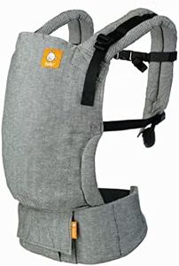 Tula Linen Free-to-Grow Newborn Baby Carrier from Birth, Ergonomic Baby Carrier, Baby Carrier Back, Mesh Baby Carrier, Summer Baby Carrier (Ash)