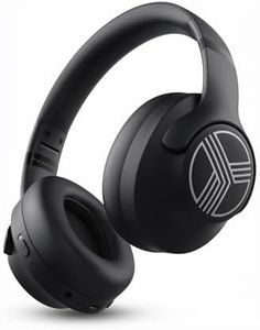 TREBLAB Z2 Hybrid Active Noise Cancelling Workout Headphones - Signature-HD Sound, Deep Bass, 58H Battery, Comfortable, Foldable Over Ear Bluetooth Headphones Wireless w/Mic for Calls for Gym, Sport