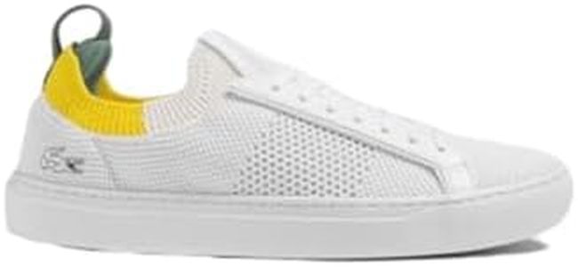 Lacoste Men's La Piquee 123 1 CMA Sneaker, White/Green, 10 US