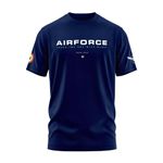 Aero Armour Airforce Origin T-Shirt (M, Navy Blue)