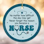 NewEleven Nurse Gifts for Women, Medical Assistant Gifts, Nurse Practitioner Gifts, Nursing Student Gifts, Nurse Graduation Gift, Nurse Appreciation Gifts for Nurses - Nurse Ornament