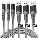 GOPALA Micro USB Cable 6FT, 3Pack A