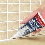 Tile Grout, 2 Pack White Grout Filler Tube, Grout Sealer for Bathroom, Shower, Kitchen, Floor Tile, Fast Drying Grout Pen Paint, Grout Repair Kit Restore and Renew Tile Joints Line, Gaps