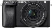 Sony Alpha 6400 APS-C Mirrorless Camera with 16-50mm Lens (24.2MP, Real-Time Eye Autofocus, 4K Video, 0.02s Fast AF, Tiltable Screen, Ideal for Vlogging, Travel and Content Creation)