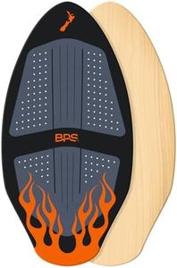 BPS 'Flame' Skimboard (40 Inch, Black/Orange) Without RPET Bag