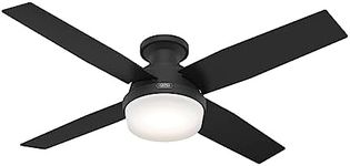 Hunter Fan Company 52389 Dempsey Ceiling Fan, 52 inches, Matte Black