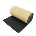 uxcell 394mil 27sqft Car Cell Floor Door Foam 10mm Sound Deadening Insulation Mat 20"x197"