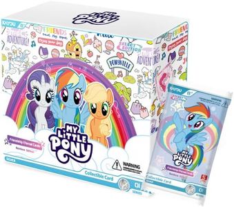 KAYOU My Little Pony Friendship Eternal Cards, Rainbow Edition English Series 1, Display Box, 20 Packs, 146 Cards, 10 Rarity Levels