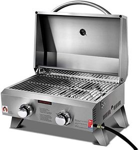 Grillz Portable Gas BBQ Grill Stainless Steel