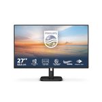 PHILIPS 27E1N1100A - 27 Inch FHD Monitor, 100Hz, IPS, 4ms, Speakers, LowBlue mode, Cable managment, FlickerFree (1920 x 1080, 250 cd/m², VGA/HDMI 1.4)