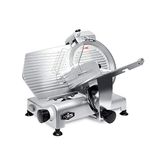 KWS Premium Commercial 420w Electric Meat Slicer 12" Stainless Blade, Frozen Meat/ Cheese/ Food Slicer Low Noises