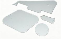 KAISH Silver Mirror LP Standard Pickguard LP Rear Cavity Covers and Truss Rod Cover for USA Standard Les Paul