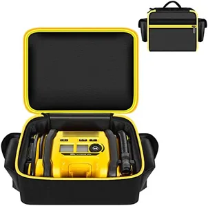 Air Compressor Bag Case Compatible with DEWALT 20V MAX Tire Inflator DCC020IB, Cordless Tools Storage Holder Organizer with Pocket for Battery Pack and Charging Kit (Box Only)