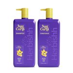 Herbishh Just Curls Shampoo & Conditioner Combo for Curly Hair Women & Men, 500 ML Each