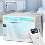 Magshion 6K BTU Window Air Conditioner, AC Window Unit with Remote Control and Washable Filter, Quiet Operation, Ideal for Rooms up to 250 Square Feet