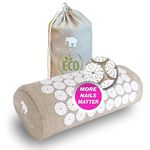 BED OF NAILS Original Premium Comfortable ECO Acupressure Pillow Lumbar Cushion, 2142 Acupuncture Pressure Points for Neck Pain, Back Pain, Stress Relief, FSA/HSA Eligible with Drawstring Bag, 15x6x4