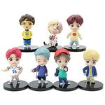 Generic Bangtan Boys Action Figure Toy - Set of 7 || 7.8 cm Each