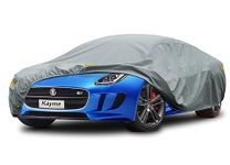 Kayme Heavy Duty Car Cover Waterproof Breathable, Outdoor 5 Layers Full Cover Sun Rain Dust All Weather Protection, Universal Fit Porsche 718, Jaguar F-type, Audi TT, Nissan 370Z etc. (Up to 450 cm)