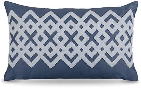 Lincove Boho Chic Decorative Stuffed Pillow Cushion for Bedding or Sofa - 100% Cotton Sham – Pillow Insert Included