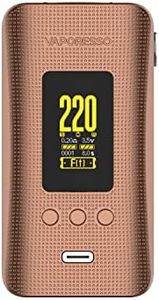 Nuevo Color Vapo'resso GEN 200 Mod 220W Box Mod Vape Support iTank 2 Atomizer fit Dual 18650 Baterías (El paquete no incluye baterías) Vaporizador (Marrón) - No Nicotine