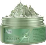 ANAI RUI Green Tea Clay Mask, Skincare Facial Mask for Face Cleansing, Kaolin Clay Mask for Exfoliating, Hydrating Skin, 4.23OZ