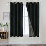 Joydeco Black Out Curtains 63 Inch 