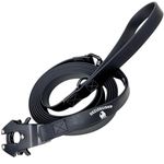 Heavy Duty Silicone Dog Leash - Quick Release Locking Clasp - Waterproof PVC Rubber Coated Nylon Tactical Leash - Medium & Large Dogs, Strong Reliable for Training, Outdoor Adventures Or Daily Walks