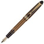 PILOT Custom 823 Fountain Pen, Amber Barrel, Fine Nib, Blue Ink (60558)