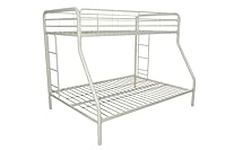 DHP Dusty Metal Bunk Bed with Secur