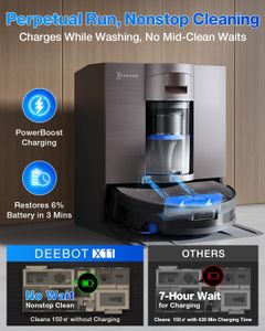 ECOVACS DEEBOT X11 Robot Vacuum Cleaner – Smart Mapping, Powerful Suction
