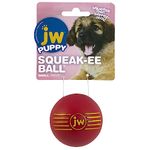 JW Pet Company iSqueak Ball Rubber Dog Toy, Small, Colors Vary