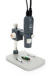 Celestron 44316 MicroDirect 1080P HDMI Handheld Digital Microscope, 10x-220x Magnification, Grey/White