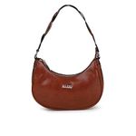 KLEIO Vegan Leather Shoulder Handbag for Women and Girls (HO1001KL-TA)(TAN)