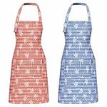 Genixart Kitchen Cooking Apron with Gift Box Pack, Adjustable Chef Bib Aprons in Large Size with Pockets for Women/Men, 100% Cotton Arts & Crafts Apron for Restaurant, Cafe, Shop (2pcs for Couples)