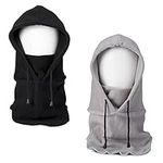 Bramble - 2 Full Breathable Tactical Thermal Fleece Balaclavas with Mask & Hood