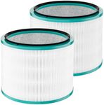 Fil-fresh 2-Pack HP01 HP02 Replacement Filter Kit, Compatible with Dyson HP01/HP02/DP01 Air Purifier, H13 True HEPA Filters and Activated Carbon, Replace 968125-03