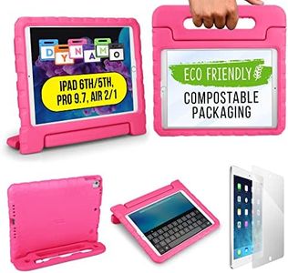 Official Cooper Dynamo Case for iPad Air 1/ iPad Air 2 Case for Kids, iPad 6th/ iPad 5th Generation Case for Kids, iPad Pro 9.7 | Rugged Foam, Magic Handle, Stand, Pencil Holder, Eco-Mailer