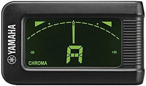 Yamaha YTC5 Digital Clip-on Tuner, Self-Tuning with Vibration Sensor, Black