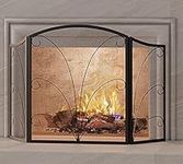 Kingson 3-Panel Arched Fireplace Sc
