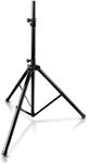 Pyle Universal Speaker Tripod Stand Mount - 6' Sound Equipment Holder Height Adjustable Up to 70 Inches For Speakers w/ 35mm Compatible Insert Perfect for Home, On Stage or In Studio Use
