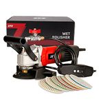 ZFE 900W/110V Variable Speed Wet Polisher/Grinder & Granite Diamond Polishing Pads