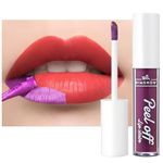 Lip Stain Peel Off - Lip Tint Lip Stain Long Lasting - Lip Tattoo Peel Off -Transfer Proof, Matte Finish, Waterproof Formula, Lip Makeup For Women