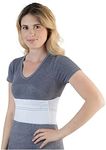 NYOrtho Elastic Rib Support Belt - Torso Compression Binder Brace for Men and Women |for Bruised Fractured Broken Ribs (Female - Fits 30"-45" Chest)