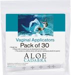 Extra Disposable Vaginal Applicators (30 Pack) Individually Wrapped, Fits Threaded Vaginal Creams and Contraceptive Gels