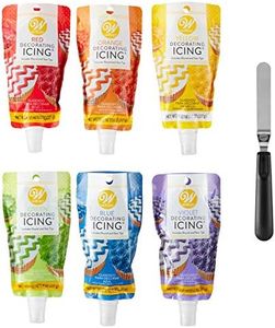 Wilton Rainbow Icing Pouch Cake Decorating Set, 7-Piece