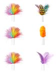 ORSDA Replaceable Feathers and Fluffy Toy Accessories, 6Pcs Feather Refill for All ORSDA cat Toys