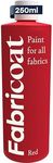 Fabricoat Fabric Paint for Furniture - Restore or Change the Color of Couches, Chairs, Upholstery, Soft Furnishings, Car Interiors, Clothing, & Footwear (8.5oz / 250ml, Red)