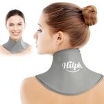 Hilph Neck Ice Pack for Injuries, Reusable Neck Ice Pack Wrap Cervical Ice Pack Cold Compress Therapy for Sports Injuries, Swelling, Office Neck Pressure, Cervical Surgery-Grey