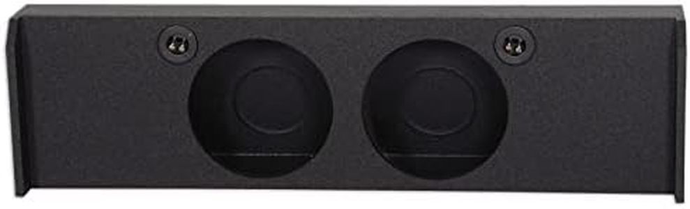 Rockville Dual 12" Subwoofer Sub Box w/Bedliner for 2009-Up Ford F-150 SuperCrew